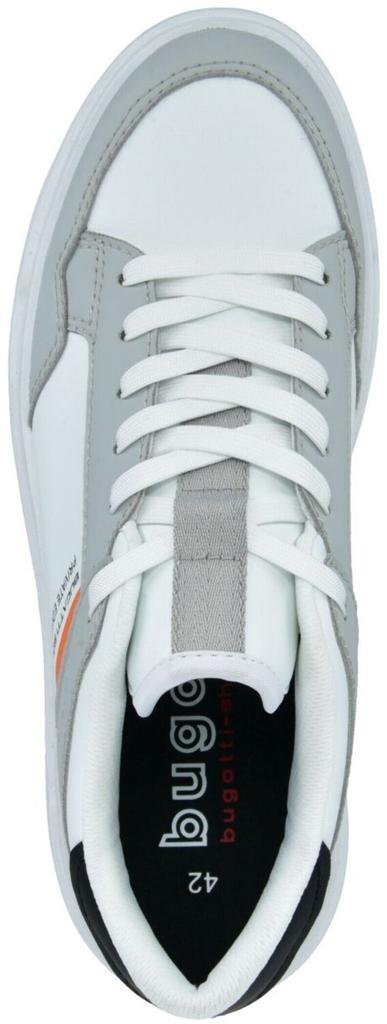 Sneakers Bugatti Low Sneaker Franc Low Shoes Made of Artificial Leather White-combo