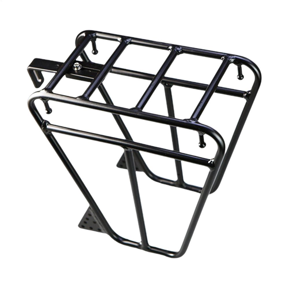 Bicycle Luggage Carrier Cycling Cargo Rear Rack Luggage Touring Carrier Racks Easy-to-Install Front Pannier Rack Stand Footstock