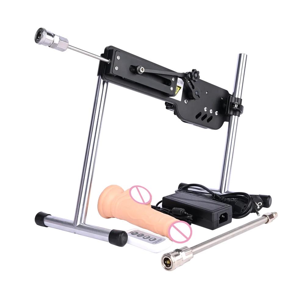 Sex Machine ROUGH BEAST Stille Automatisk Onani Maskin Med Stor Dildo for Kvinner Menn