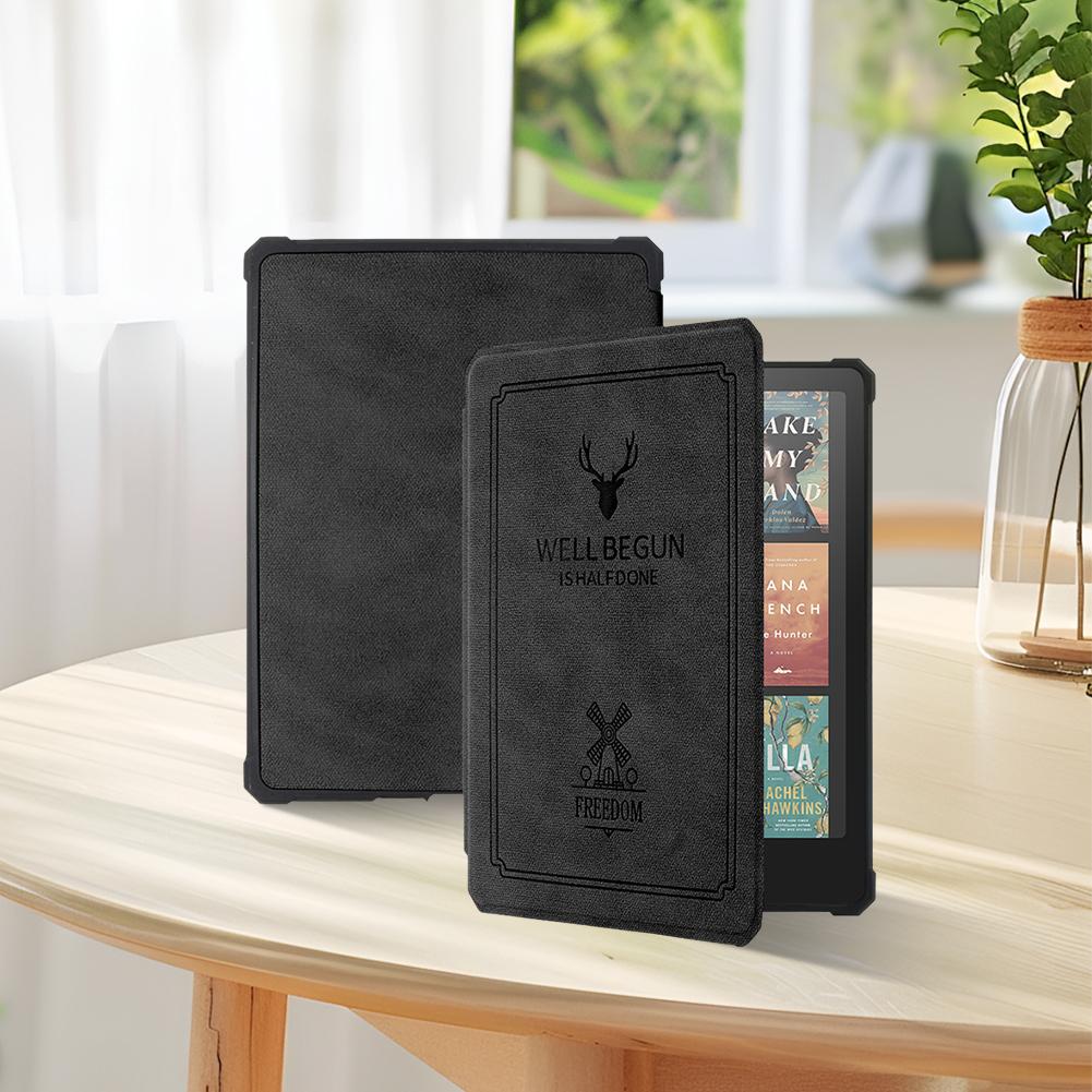 Protective Case Auto Sleep Wake Smart Cover Shockproof Ebook Case for Kindle Paperwhite Signature 2025 Released