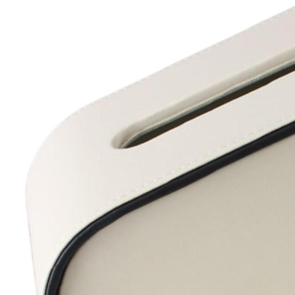 PU Leather Tissue Box Paper Tissue Box Holder Decorative Tissue Holder for Night Stands Vanity Countertop Tabletop Bathroom Car