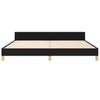 Vidaxl Bed Frame Without Mattress, Black, 200X200 Cm, Upholstered