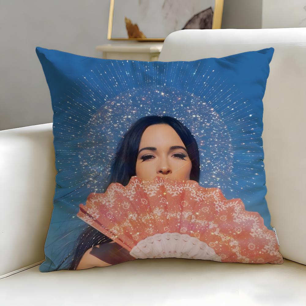 popular singer Kacey Musgraves Cushion Cover Soft EasyWash Pillow Case Versatile for Couch Bed Travel and Office