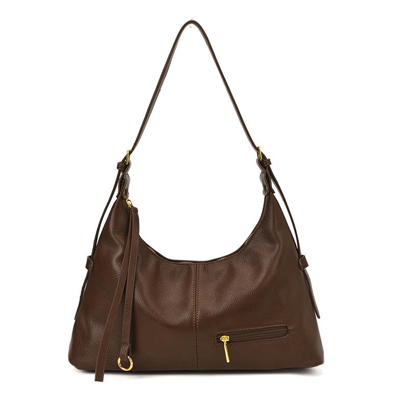 High-end, Fashionable, Large-capacity Single-shoulder Bag, Commuter Bag, Retro Crossbody Tote Bag
