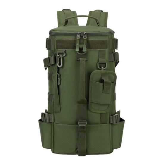 Fishing Bag 900D High-Density Oxford Cloth Backpack with Rod Stand Waterproof Large Capacity