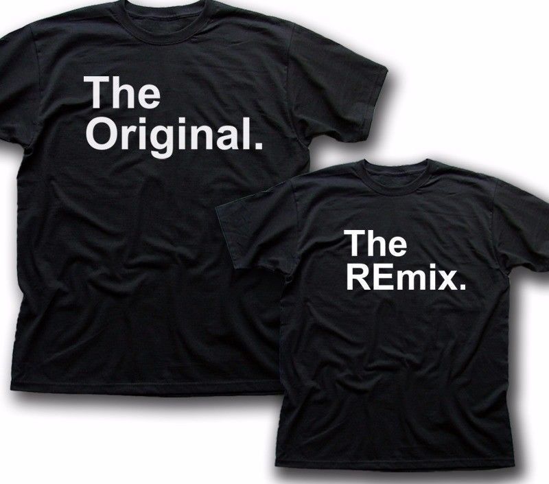 The Original The REmix best pair of t-shirts ever funny black t-shirt 5357 M