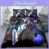 High Definition Digital Printing 3-piece Bedding Set For Us Size Bed Modern Style Bed Sheet Set