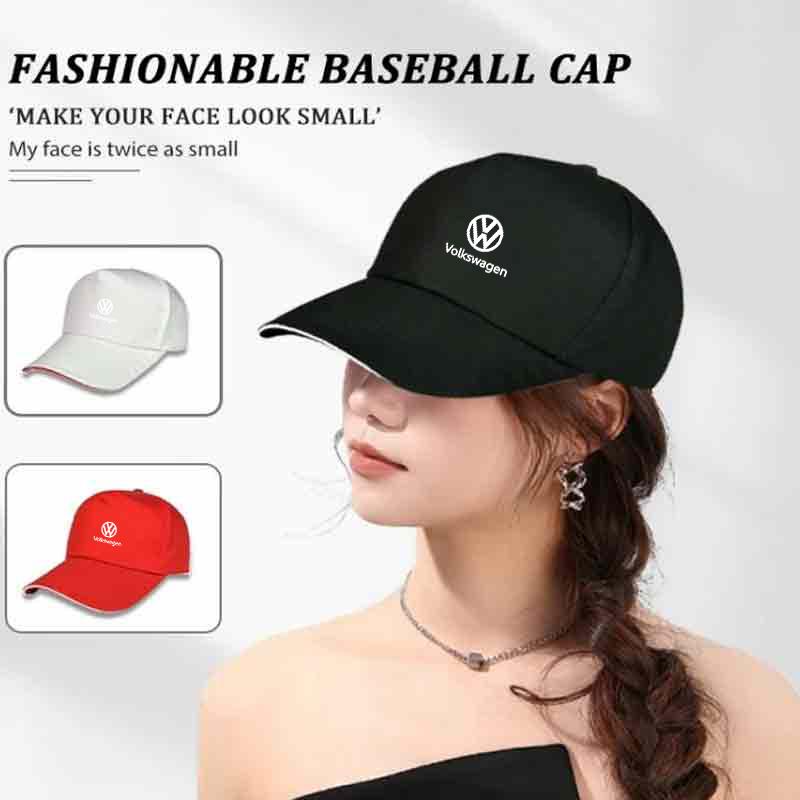 For Volkswagen Car Baseball Cap Summer Outdoor Sun Hat Men Women Sports Hat Key Bag Accessory For Volkswagen VW Polo Golf Passat Tiguan Key YZ6