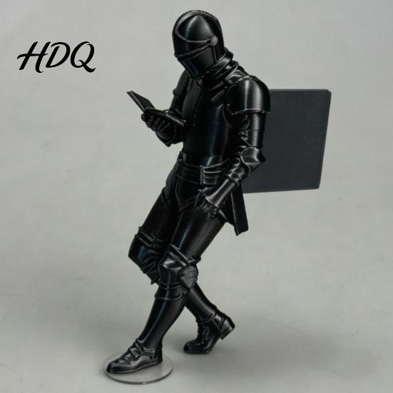 Unique Gifts for Book Lovers Medieval Knight Bookshelf Decor Armored Statue Gothic Library Figurine Desktop Lovers Fantasy Home & Office Ornament,