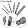 Double Head Extractor Broken Tap Extractor DIY Projects M10 Broken Tap Removal Tool Set Tap Extractor 6PCS Set