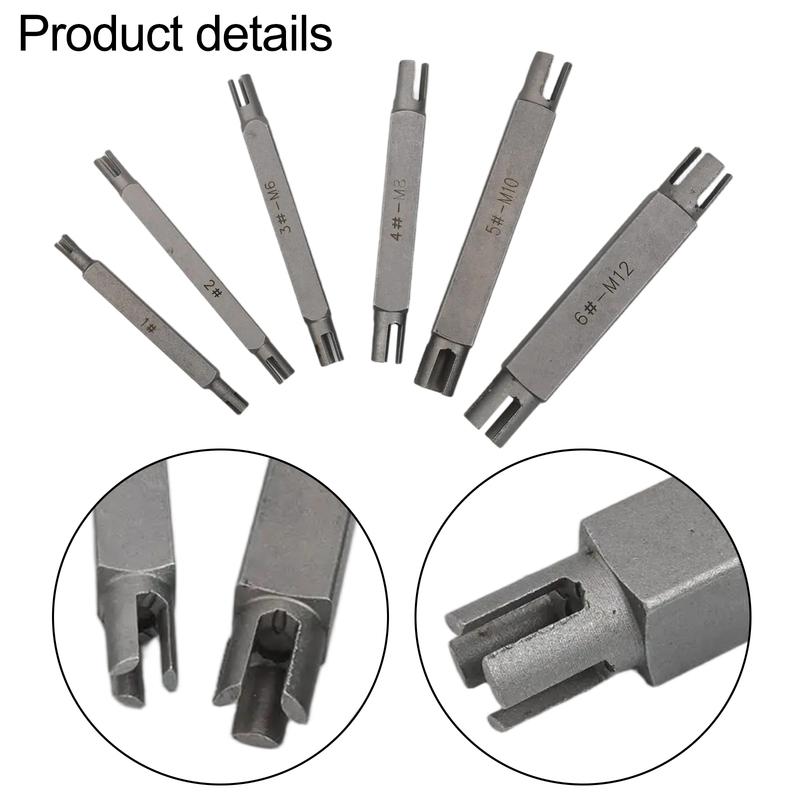 Double Head Extractor Broken Tap Extractor DIY Projects M10 Broken Tap Removal Tool Set Tap Extractor 6PCS Set