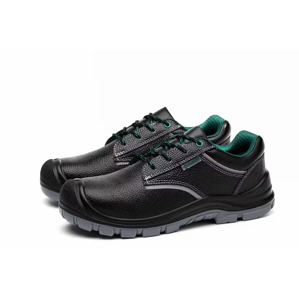 JK6577 2025 Wholesale Safety Shoes for Men Puncture-proof Anti-smashing Steel Toe Work Boots Black Construction Sports Shoes