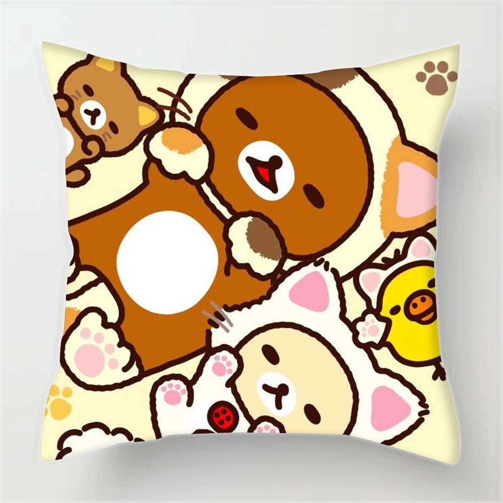 Cartoon R-ilakkumas Cute Pillowcases cushion covers living room sofas home decor gifts