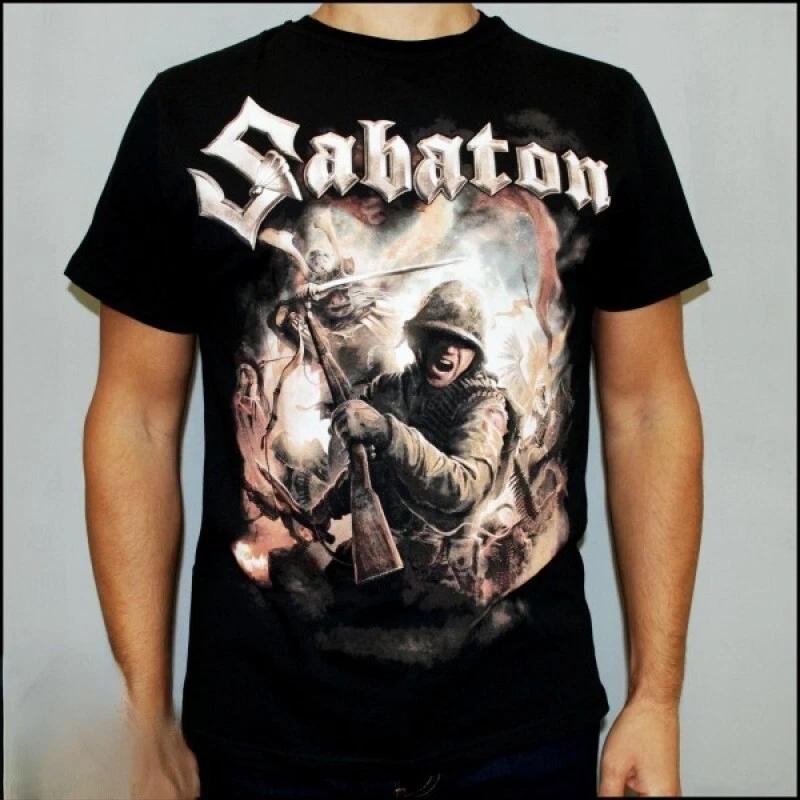 Sabaton The Last Stand Black T-Shirt Amon Amarth S