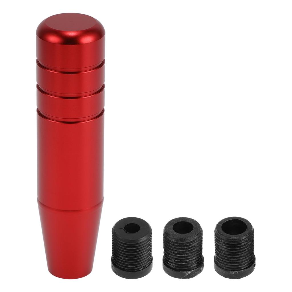 INFINAUTO Car Shift Knob 13cm Universal Gear Shifter Knob 1 Set Aluminum Alloy with 3 Adapters