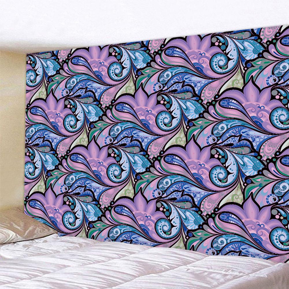 Tropischer Pflanzenblatt-Druckmuster-Wandteppich für Zuhause, Wohnzimmer, Schlafzimmer, Wanddekoration, Hintergrund, Stoff-Wandteppich