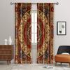2pc, Curtains Morocco Inspired Abstract Mosaic Durable Polyester,Without Electricity Festive Holiday for Holiday Decor