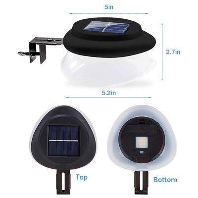 9 Led Solar Led Wall Lamp 110 Lumens Super Bright Ip55 Waterproof Outdoor Fence Light For Eaves Garden Pathway