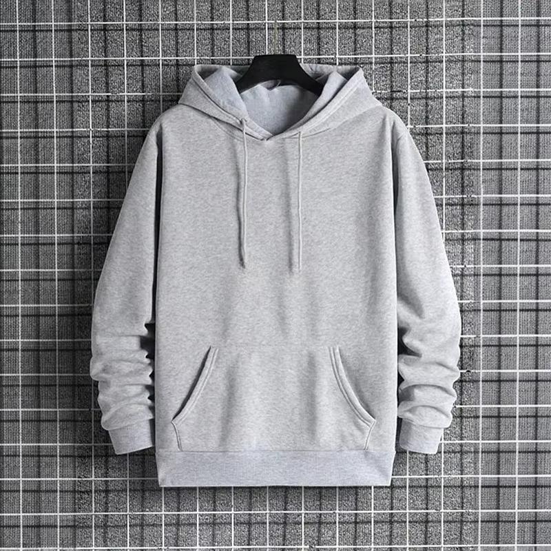 Neu in Herren Hoodies Einfarbig Lässige Sweatshirts Outdoor Sport Joggen Herren Kleidung Street Pullover Zuhause Langarm Tops