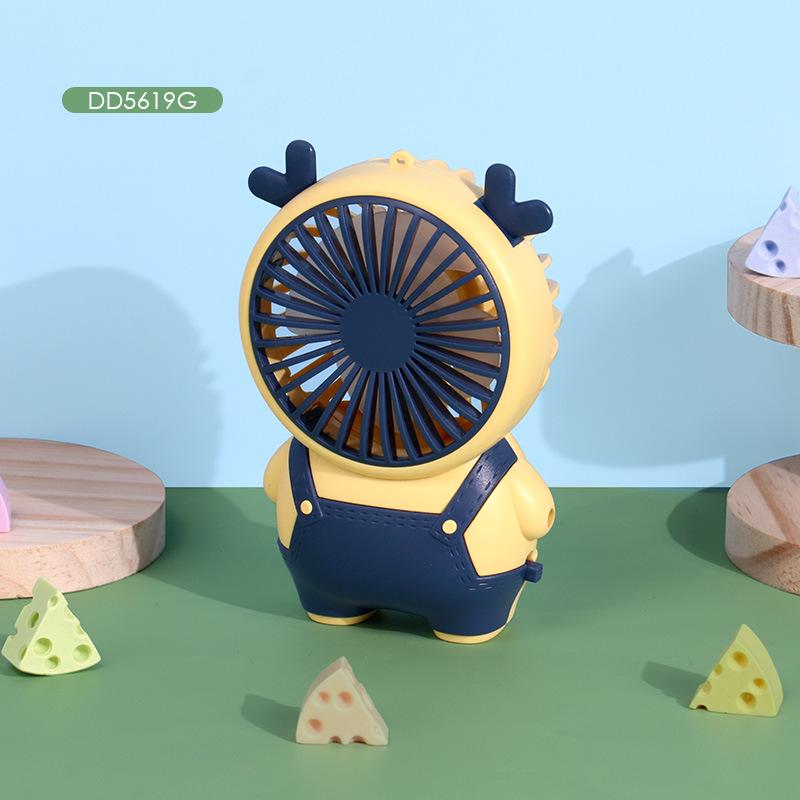 Portable Rechargeable Cartoon Handheld Fan for Students and Children