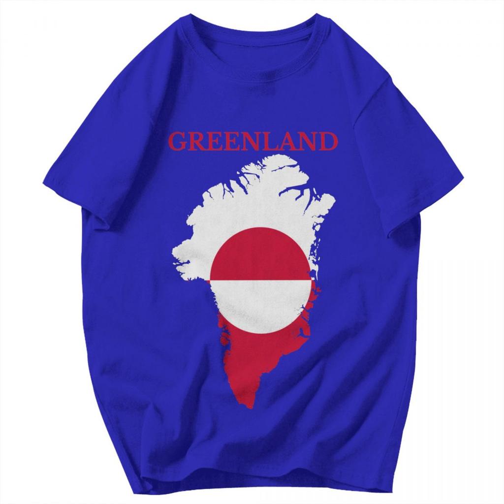 Men T Shirt Greenland Summer Y2K Graphic Short Sleeve Unisex Tops T Shirts