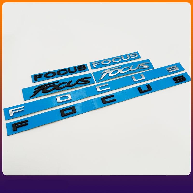 GFYB1 Car Styling Letter Emblem ABS Sticker Rear Bumper Trunk Badge Decals For Ford Focus MK1 MK2 MK3 MK4 Accessories