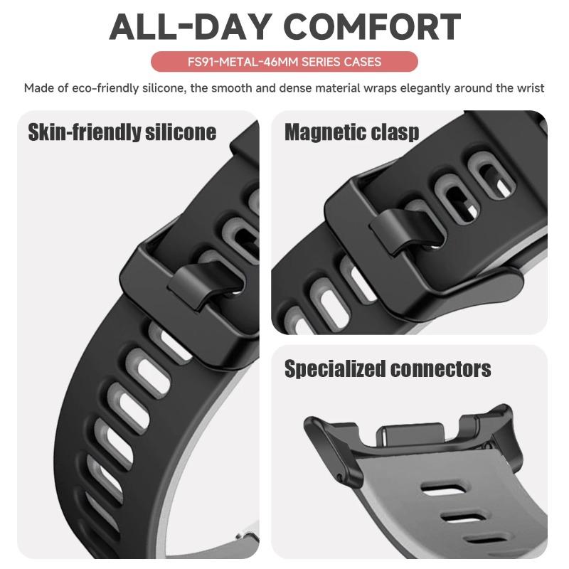 Silicone Strap for Samsung Galaxy Watch 8 40mm 44mm/8 Classic 46mm for Sports Wristband for Samsung Galaxy Watch Ultra 47mm 2025