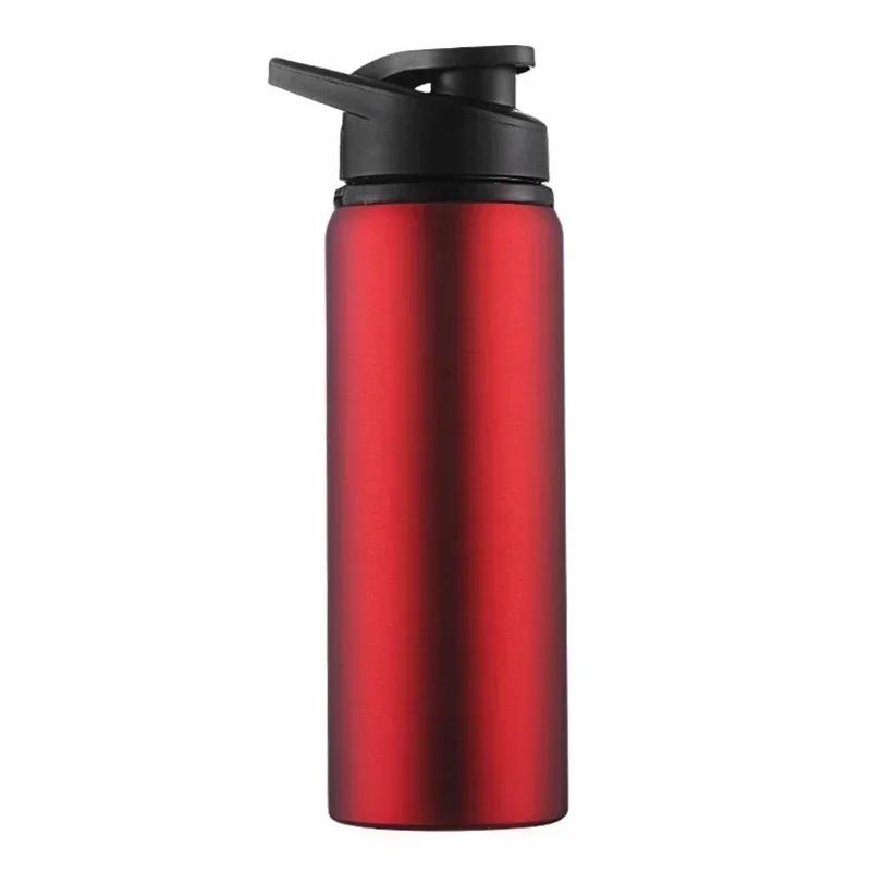 600ml Portable Stainless Steel Bicycle Water Bottle Straight Drinking Outdoors Sports Travel Kettle Metal Water Bottle
