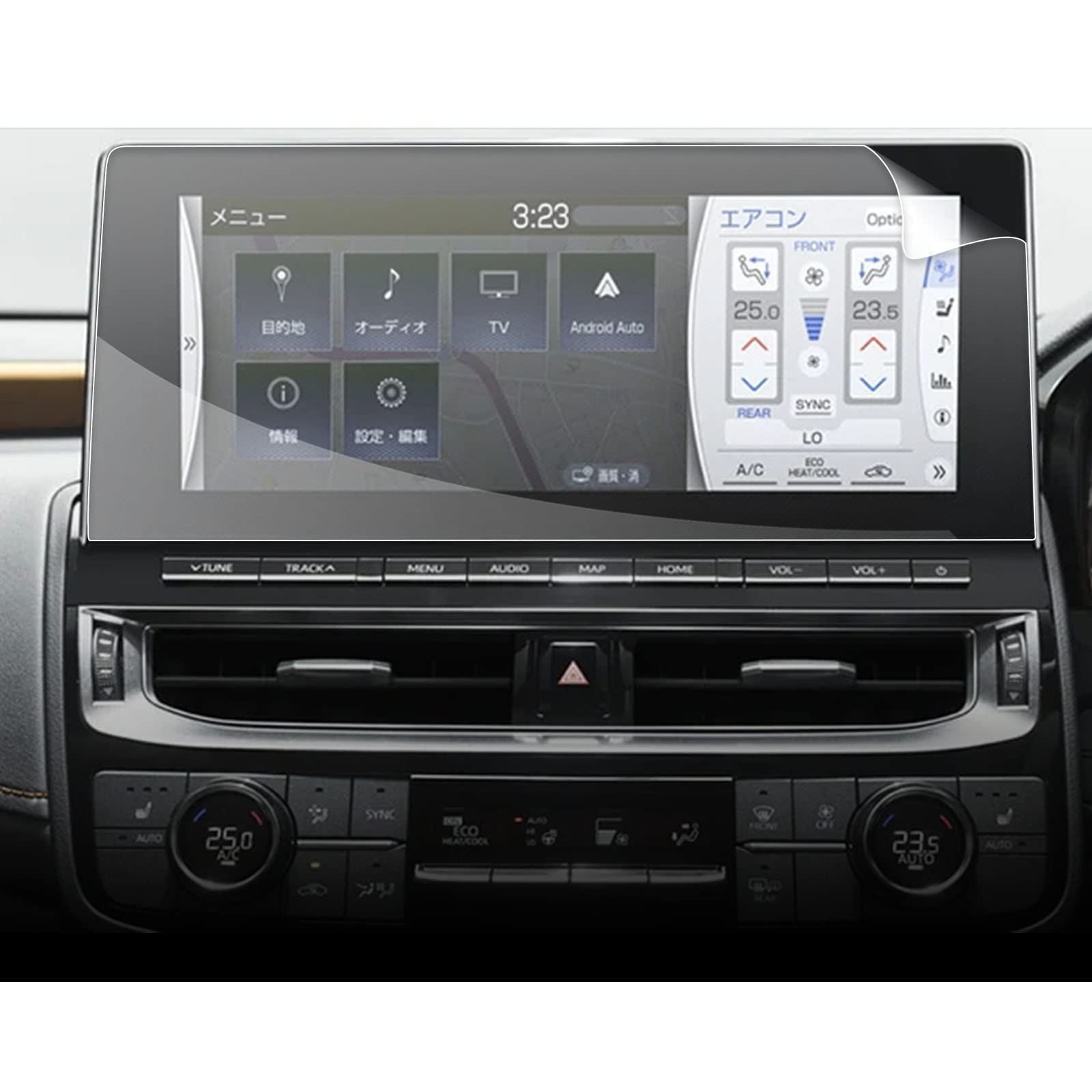 

SXCY Комплект Toyota 220 Crown Эксклюзивная Автомобильная Навигационная Пленка Дюйм Crown 220 Серия Автомобильная Пленка Защита от Загрязнений Отпечатков Пальцев Царапин Защитная Пленка для Навигации