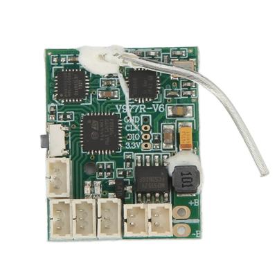 RC Airplane Receiver Board for XK K110 Remote Control Models, K110.004 Receiver Main Board Replacement Part, 3-7V Compatible