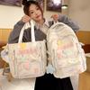 Schoolbags Children Elementary School Girls Junior High School Students High School Students Make up Lessons Bag Letters High Appearance