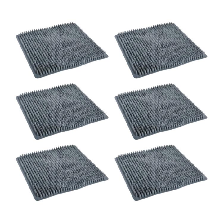 Eggs Laying Pad for Chicken Pack of 6 Plastic Nesting Mats Washable Reusable Poultry Backyard Nesting Essentail