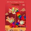 Paper Dragon Puppet Kits Paper Dragon Toy Chines New Year Supplies