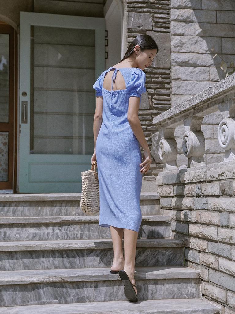 Seumaillingonmi Heart Dot Dress (Blue)