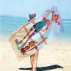 1Pc Girl Hair Upside Down Beach Towel Microfiber Beach Towel Thin Absorbent For Beach Swimming Yoga Bath Sports 0917275