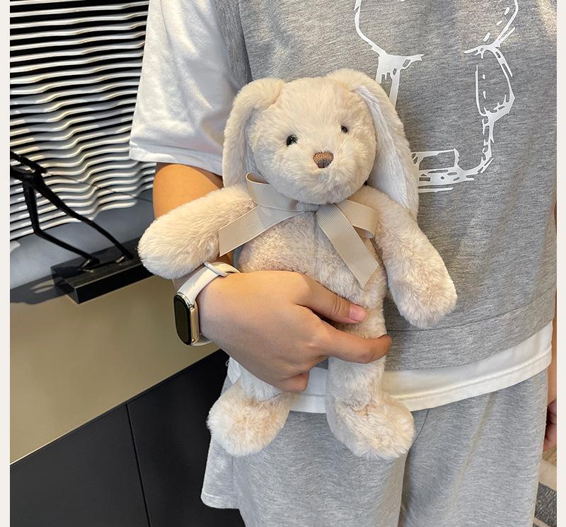 Beżowy pluszowy króliczek Bonnie - Mała lalka króliczek