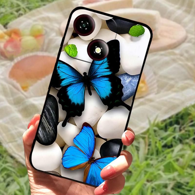 Für ZTE Blade A35E /A35/A55 Hülle Mode Cartoon Weiches Silikon Handy Rückseite Für ZTE A35E Stoßfeste Hülle A35 E A 35 Schale