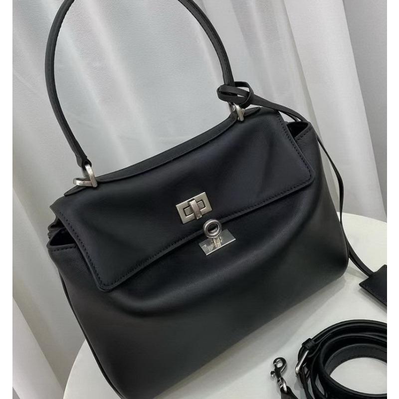New high-end cowhide leather tote bag KL bag underarm bag shoulder crossbody handbag bag women's bag