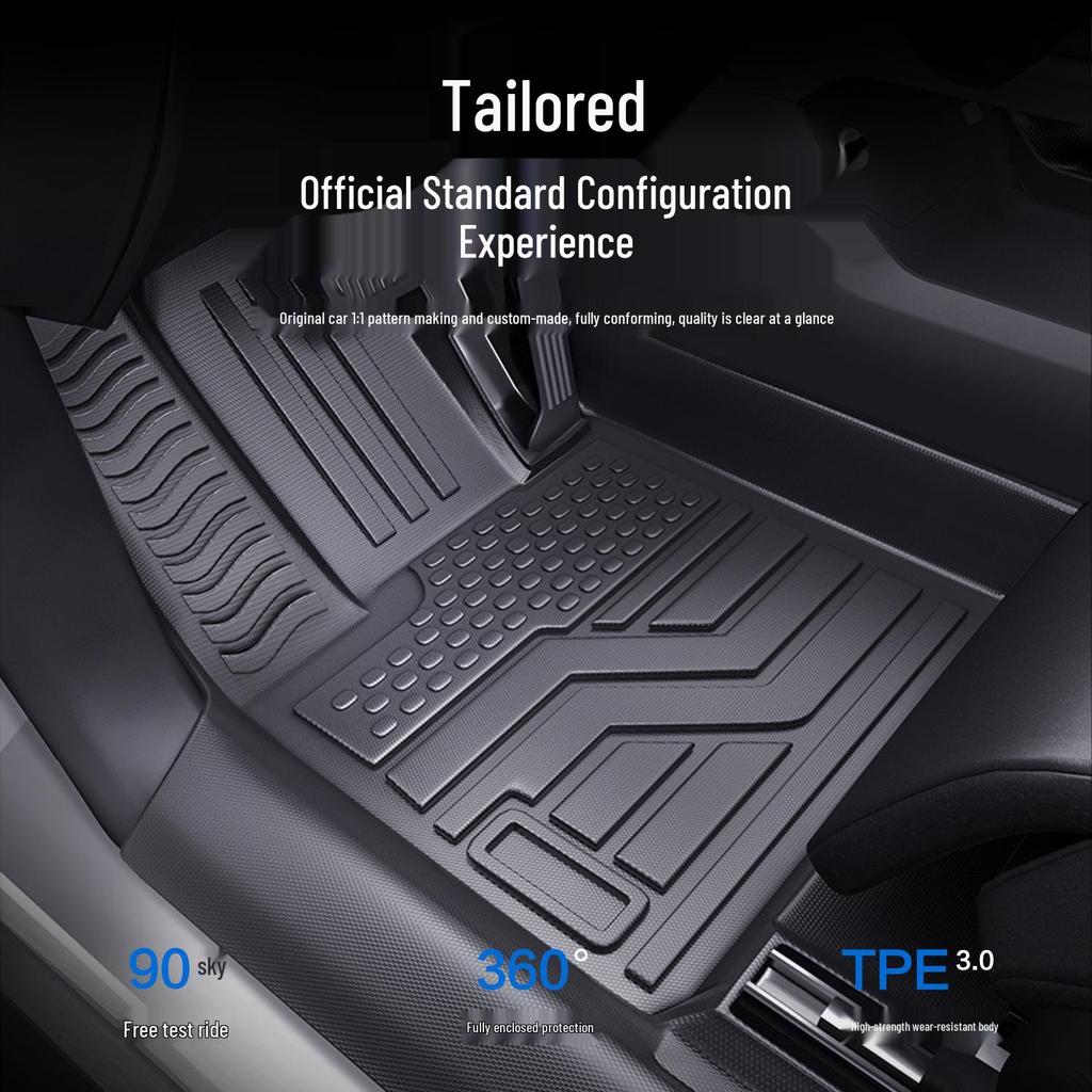 Volkswagen ID3/ID4/ID6/ID7 Polo CC Beetle TPE Full Coverage Car Mats & Door Sill