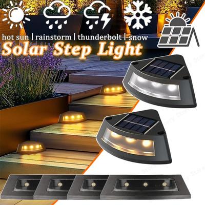 IP65 Wasserdichte Durable Solar Schritt Licht Outdoor Auto Schalter Treppe Garten Gehweg Licht LED Dekorative Solar Lampe