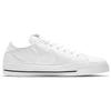 Nike Court Legacy Canvas Białe Sneakersy Unisex Czarne CW6539-100