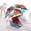 1pc Outdoor Umbrella with Tropical Floral Print - Automatic Opening/Closing, Portable 3-Fold Design, 8-Bone Iron Frame - Perfect Gift for Fans, T