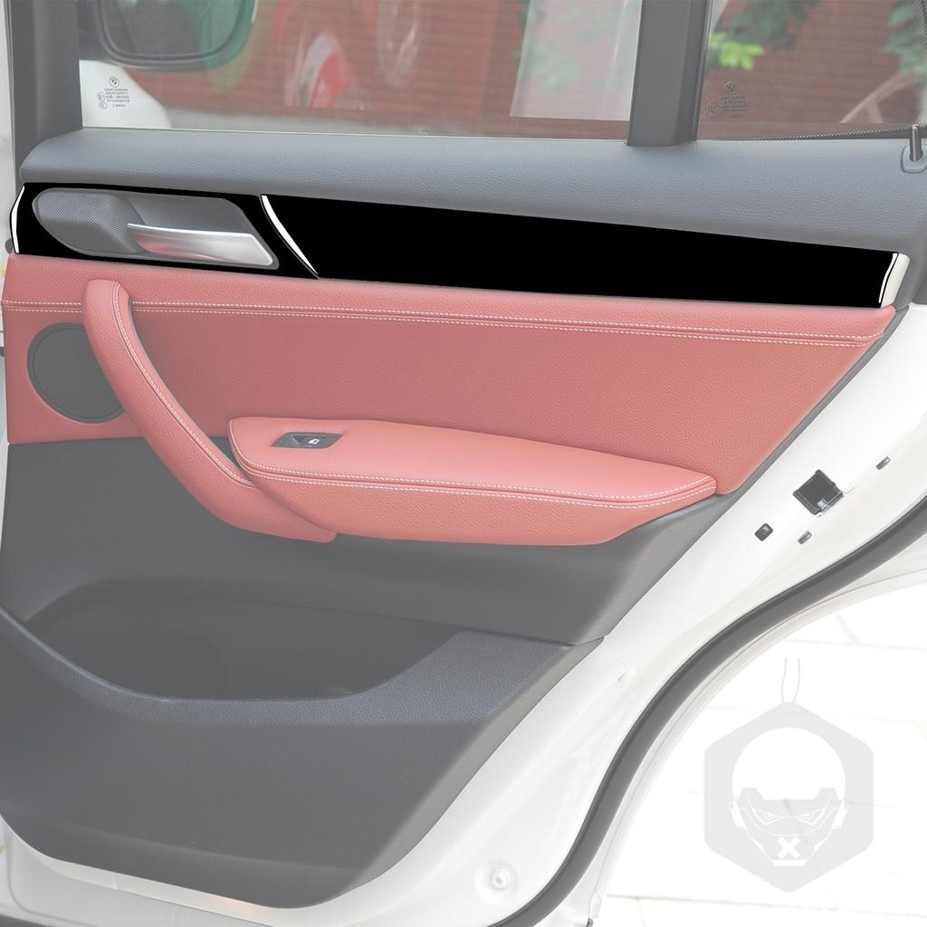 For BMW X3 F25 2011-2017 X4 F26 2014-2017Car Accessories Piano Black Interior Air Vent Taillight Console Trim Modified Sticker
