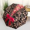 1pc Lace Corset Automatic Folding Umbrella, 8-Rib Iron Frame, Casual Outdoor Accessory for Birthday Festival Gifts Yy251128173