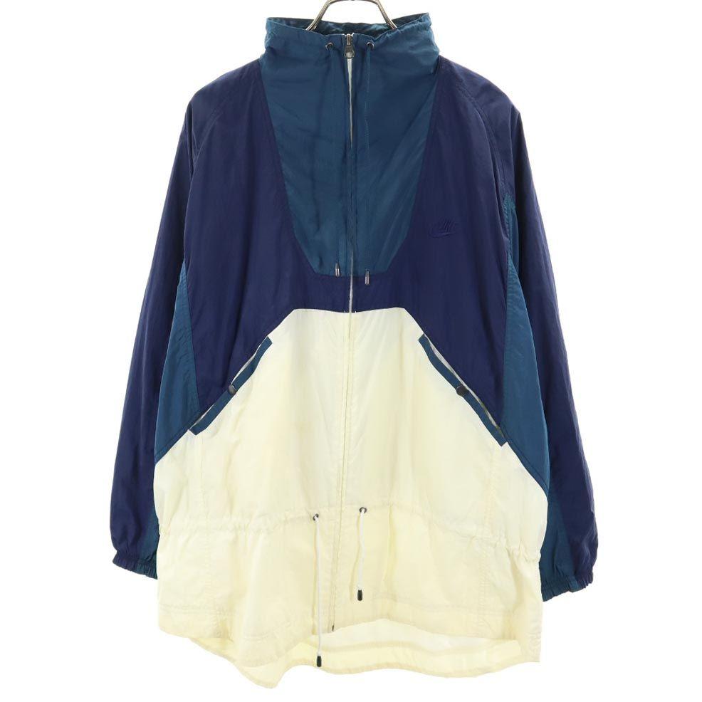 NIKE 90s White Tag Old Nylon jacket 14 Navy x Ivory Men's Used