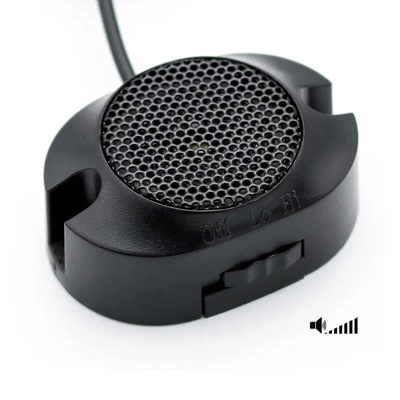 Car Parking Sensor Assistant Parktronics 4 Black/Silver/White 13mm Flat Sensors Reverse Radar Sound Buzzer Alarm Sound
