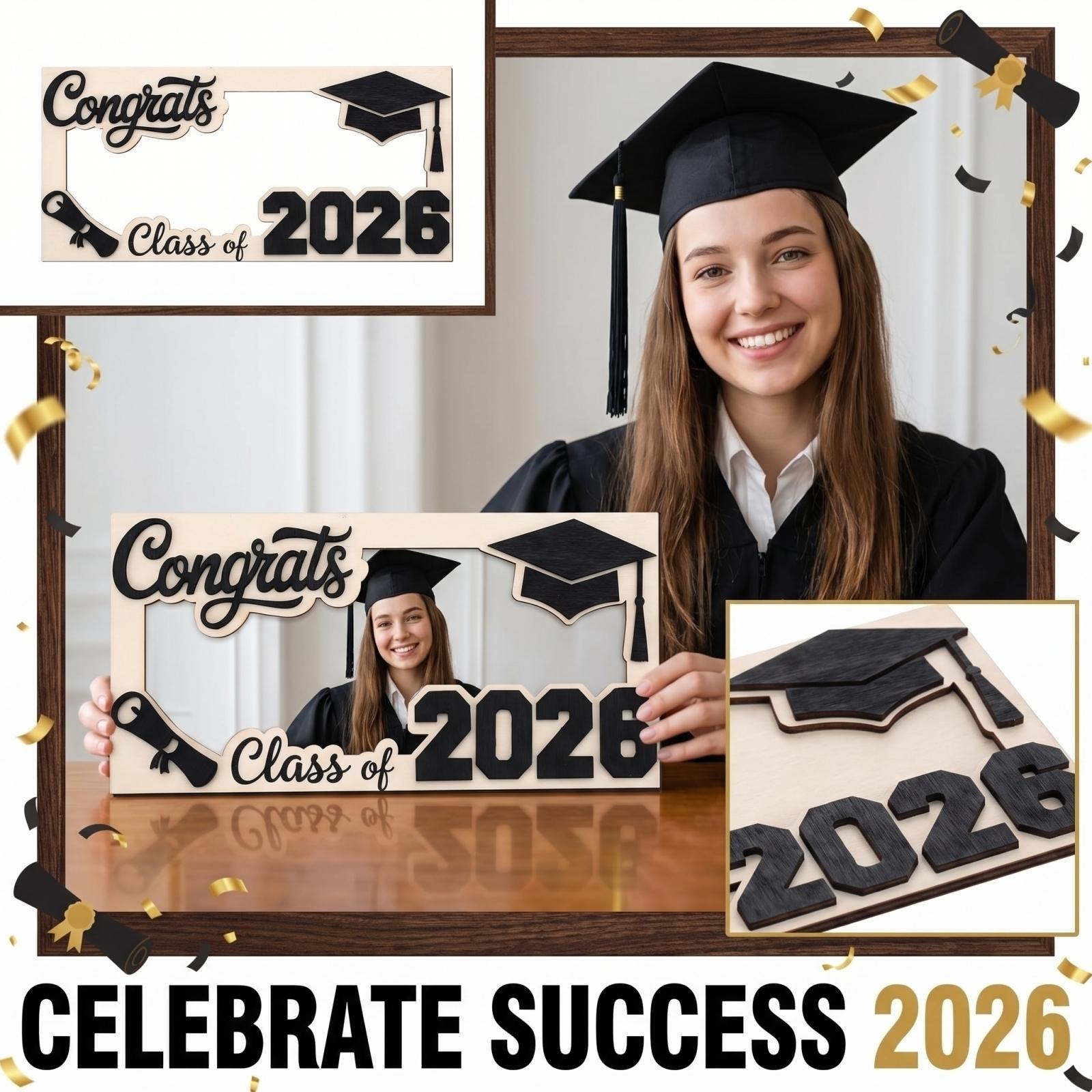 

Graduation Wooden Desktop Decoration one size