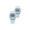 Casio watch series-square, 200 meters waterproof, quartz movement, resin strap, Japanese and Korean watch, same style for men and DW-5600SLV-21B-2PFC