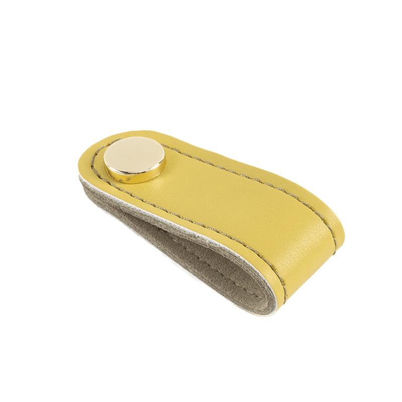 1PC Cabinet Knobs Furniture Wardrobe Pulls Anti-collision PU Leather Modern Door Handle Soft Dresser Kitchen