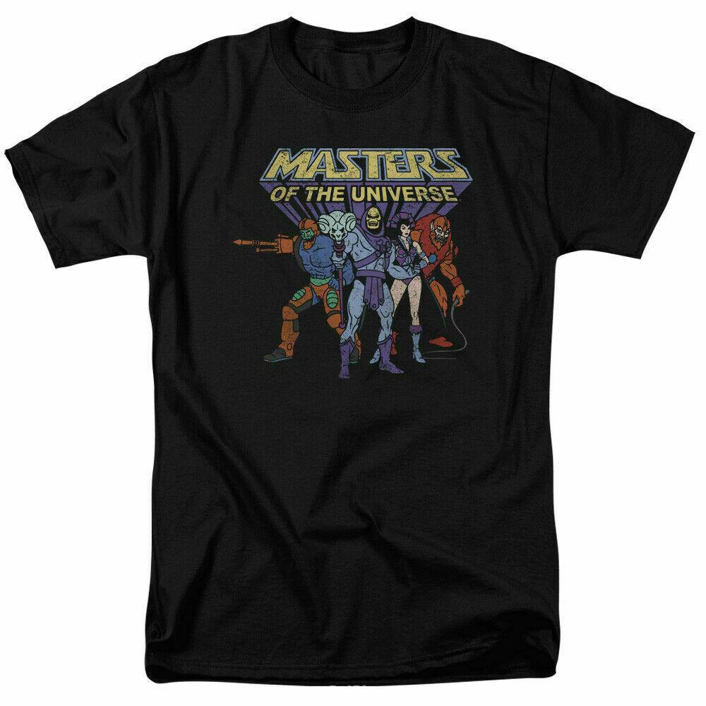 26 Masters of the Universe Team of Villains T Shirt Mens Licensed Cartoon Black Unisex T-Shirt M